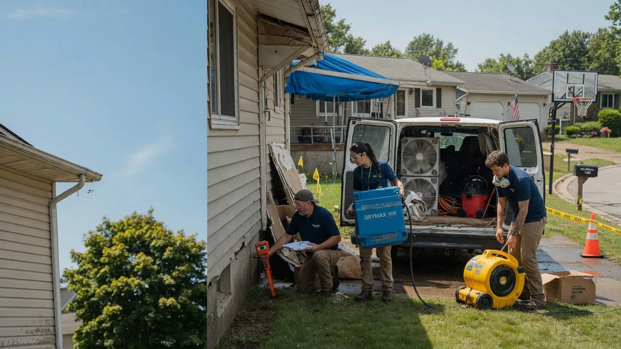 Ceiling Leak Cleanup in Mondovi, WI near me
